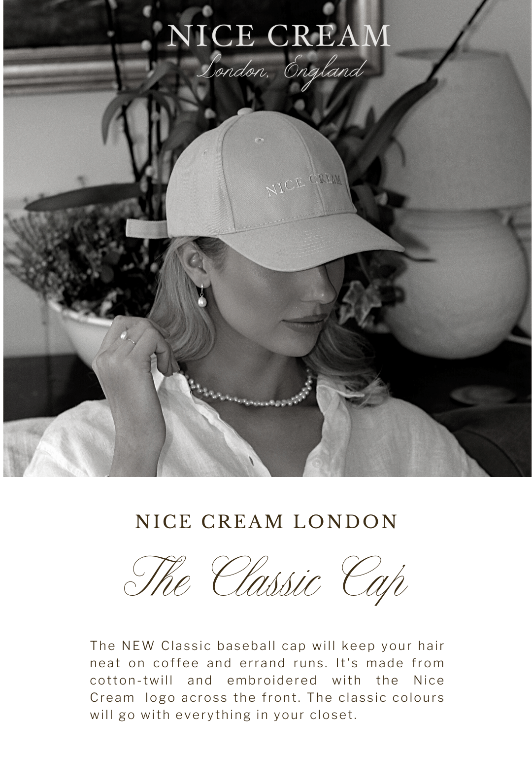 The Classic Cap Nice Cream London